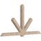 Ekena Millwork Kennewick Smooth Timber Gable Bracket, Douglas Fir, 108"W x 58"H x 5 1/2"D x 5 1/2"F, 13/12 Pitch GBW108X58X0606KEN00SDF - alternate 3